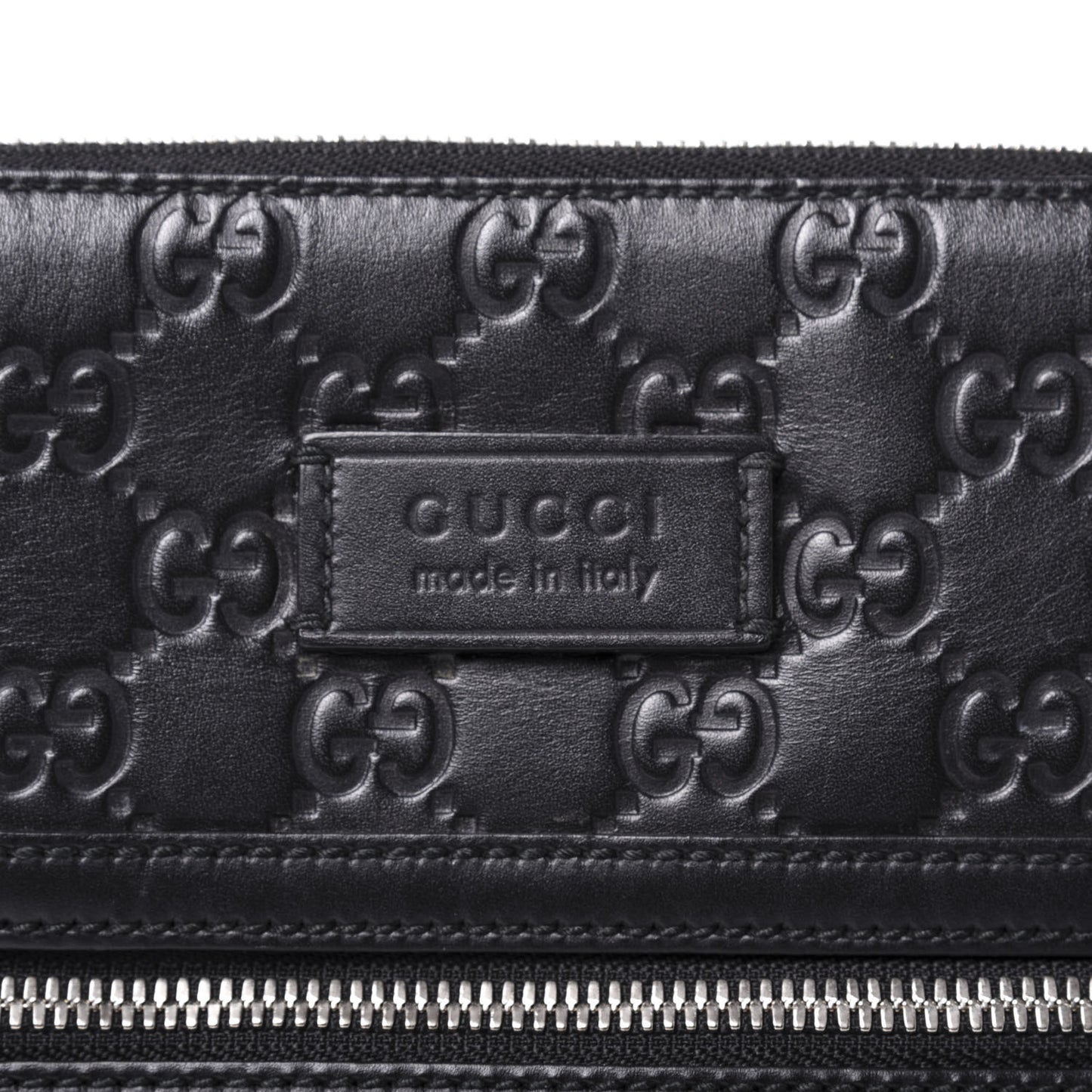 Guccissima Signature Small Messenger Bag Black