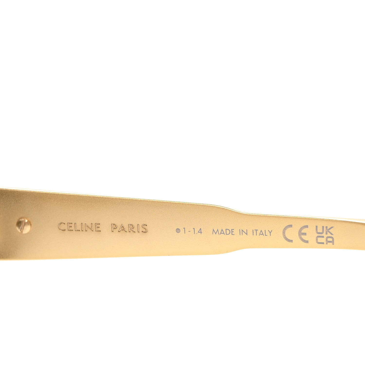 Celine Metal Triomphe 01 Sunglasses CL40235U Gold Green 5 of 8