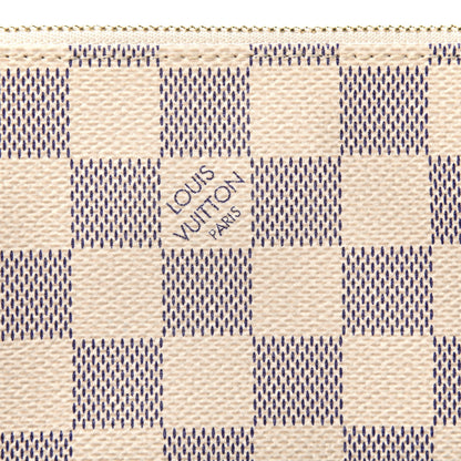 Louis Vuitton Damier Azur 2018 Christmas Animation Mini Pochette Accessories 7 of 10