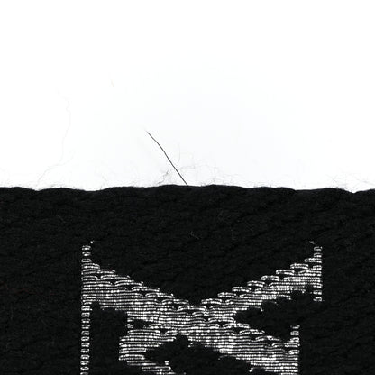 Louis Vuitton Wool Silk Logomania Shine Scarf Black 5 of 5