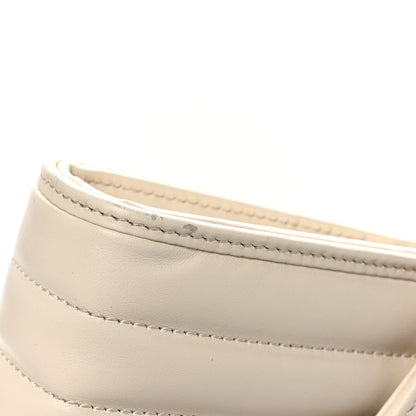 Gucci Calfskin Matelasse Aria GG Marmont Chain Wallet Mystic White 11 of 11