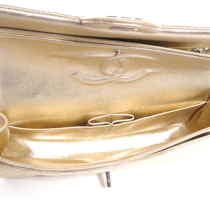 Chanel Lambskin Medium Double Flap Metallic Gold 5 of 8