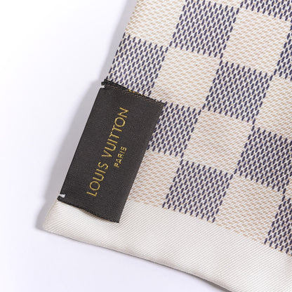 Louis Vuitton Silk Damier Azur Tahitienne Bandeau Rose Ballerine 3 of 3