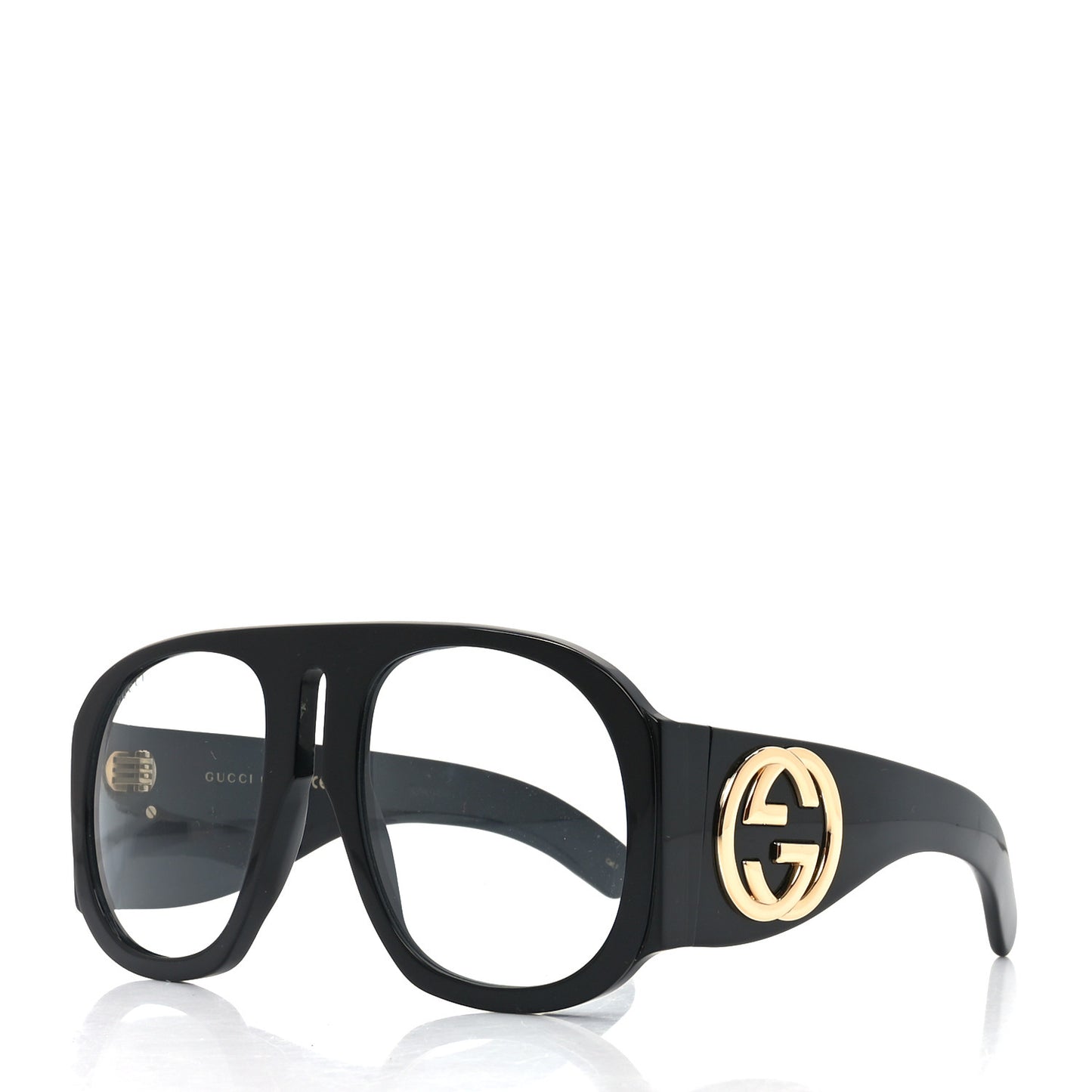 Oversized Aviator Sunglasses GG0152S Black