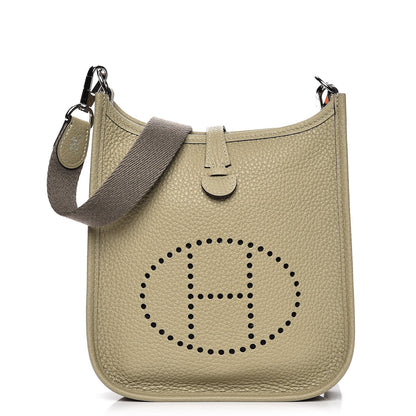 Hermes Taurillon Clemence Amazone Evelyne TPM Sauge 1 of 9