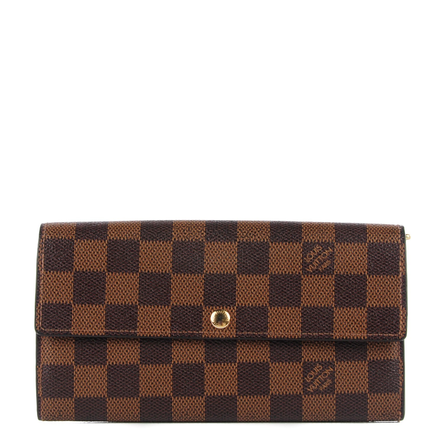 Louis Vuitton Damier Ebene Sarah Wallet 1 of 7
