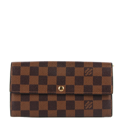 Louis Vuitton Damier Ebene Sarah Wallet 1 of 7