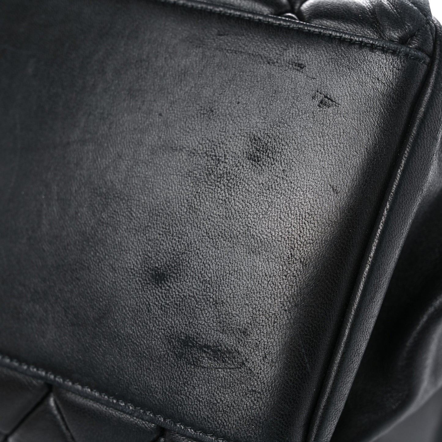 Lambskin Quilted Medium New Bubble North South Tote Black