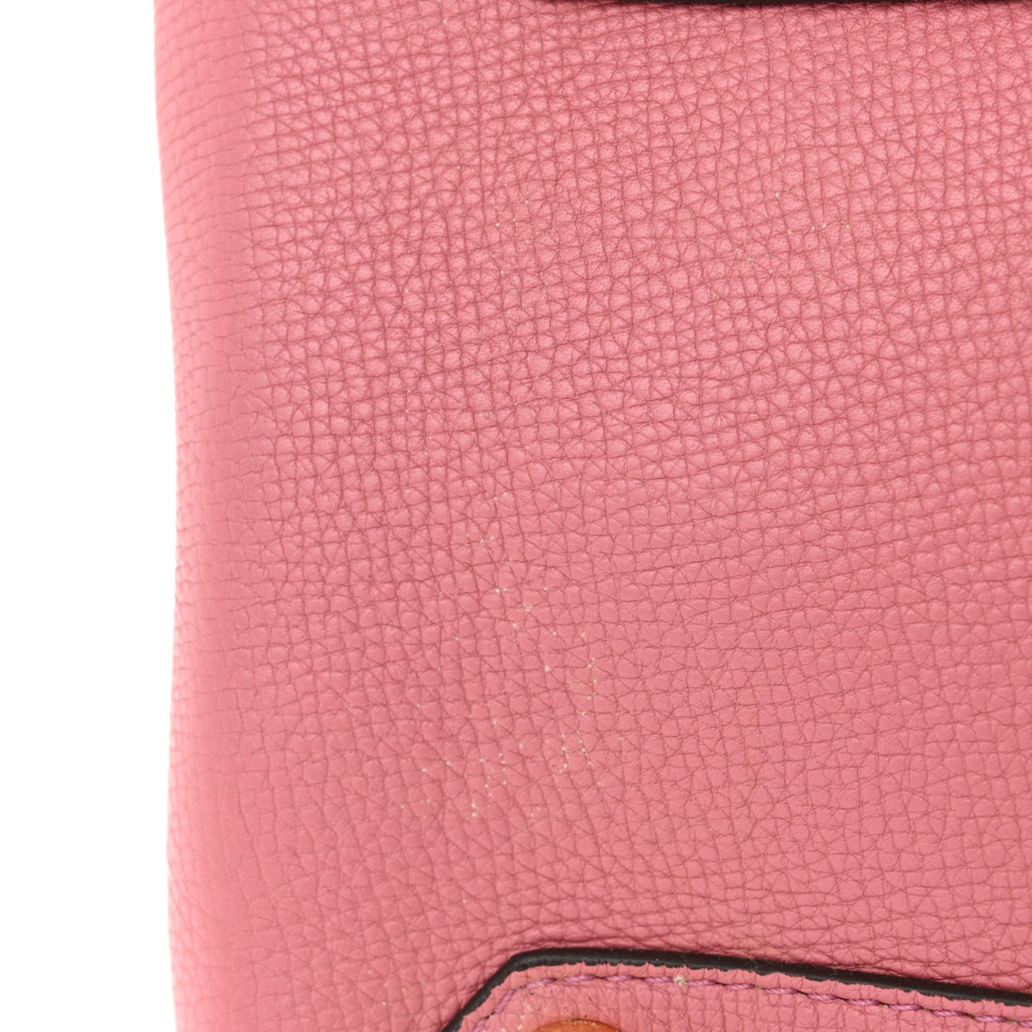 Burberry Grainy Calfskin House Check Medium Banner Tote Mauve Pink 16 of 18