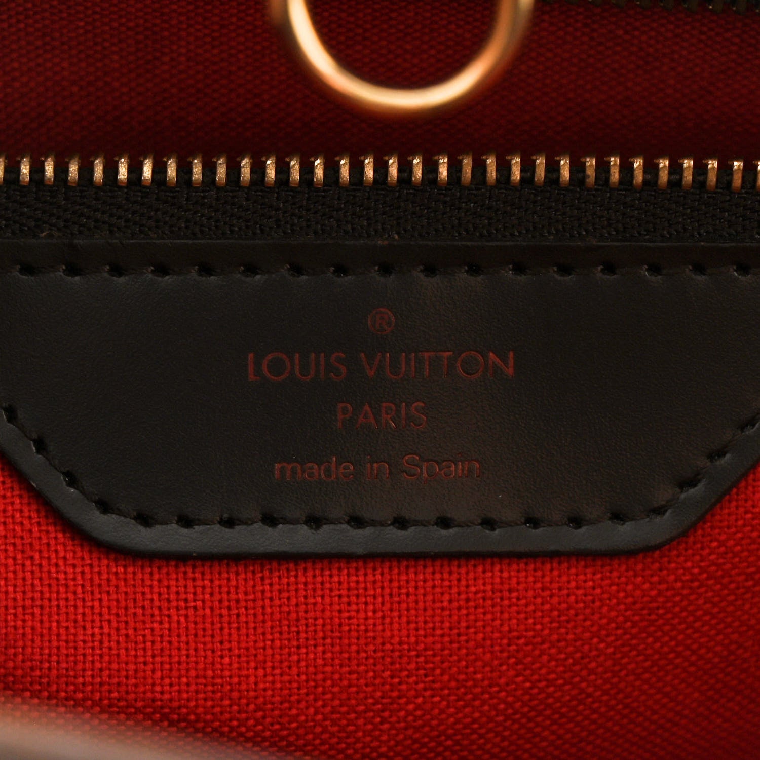 Louis Vuitton Damier Ebene Cabas Rivington 6 of 10