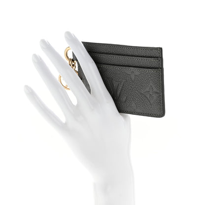 Louis Vuitton Empreinte Monogram LV Charms Card Holder Gunmetal 2 of 7