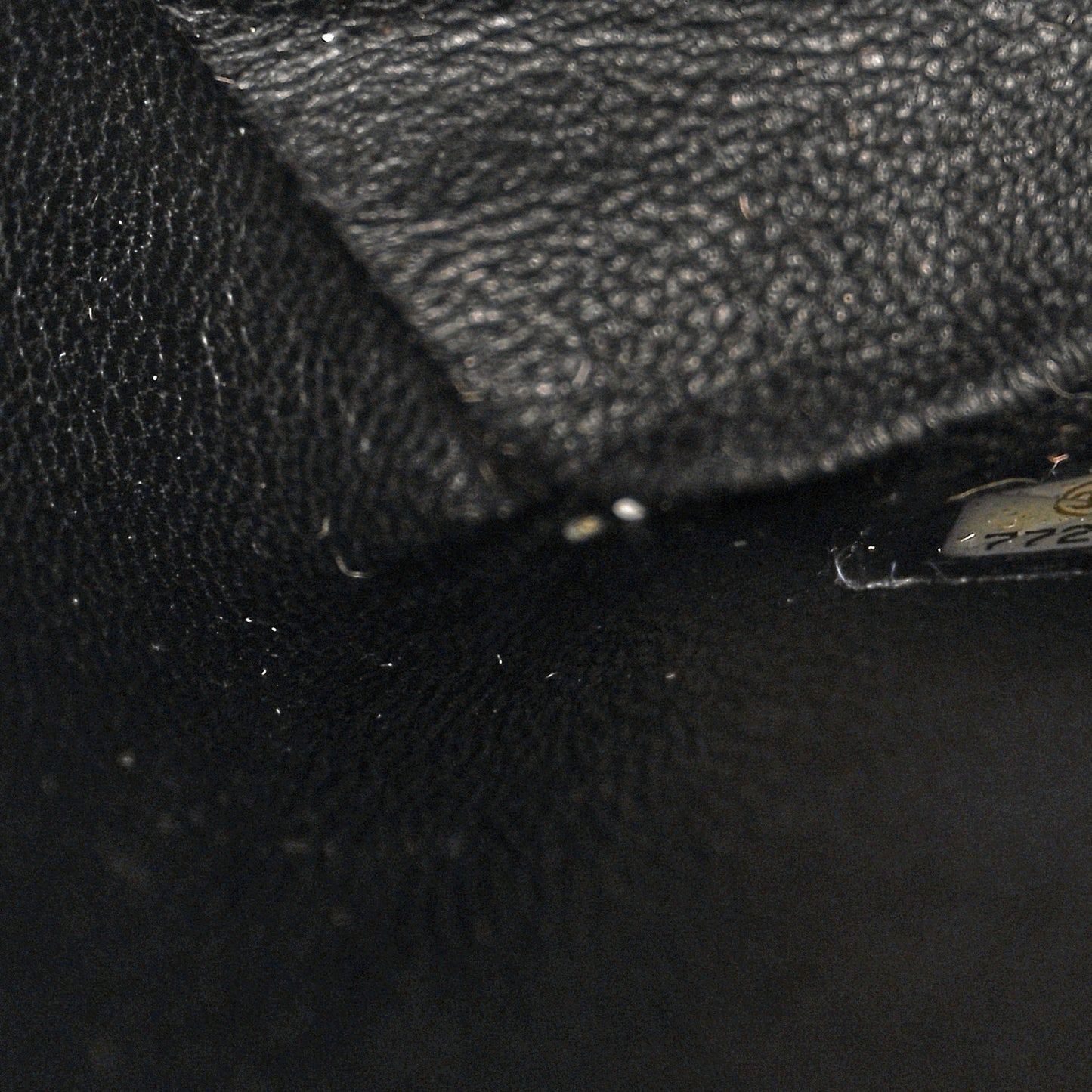 Caviar Quilted Medallion Tote Black