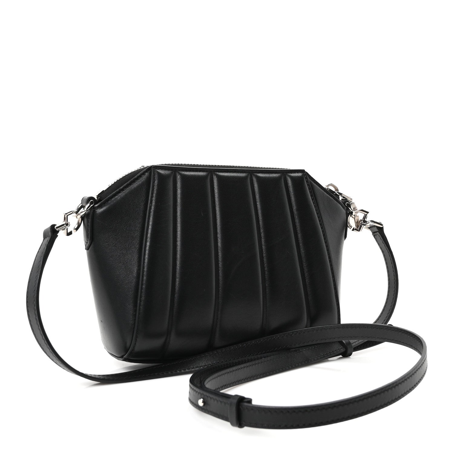 Givenchy Lambskin XS Lock Antigona Shoulder Bag Black 2 of 8