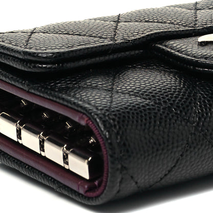 Chanel Caviar Quilted Classic 4 Key Holder Wallet Black 4 of 7