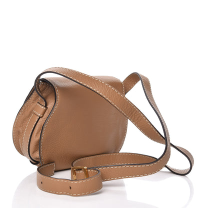 Chloe Calfskin Mini Marcie Round Crossbody Bag Nut 3 of 10