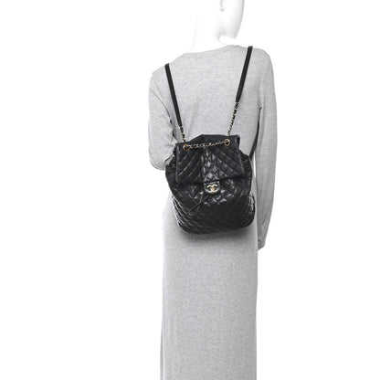 Chanel Lambskin Quilted Large Urban Spirit Backpack Black 2 of 18