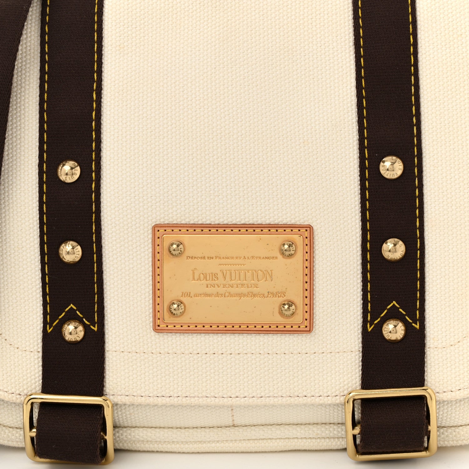 Louis Vuitton Antigua Besace PM Messenger White 7 of 9