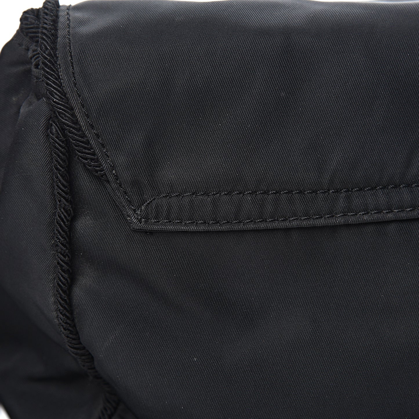 Tessuto Nylon Beaded Bag Black