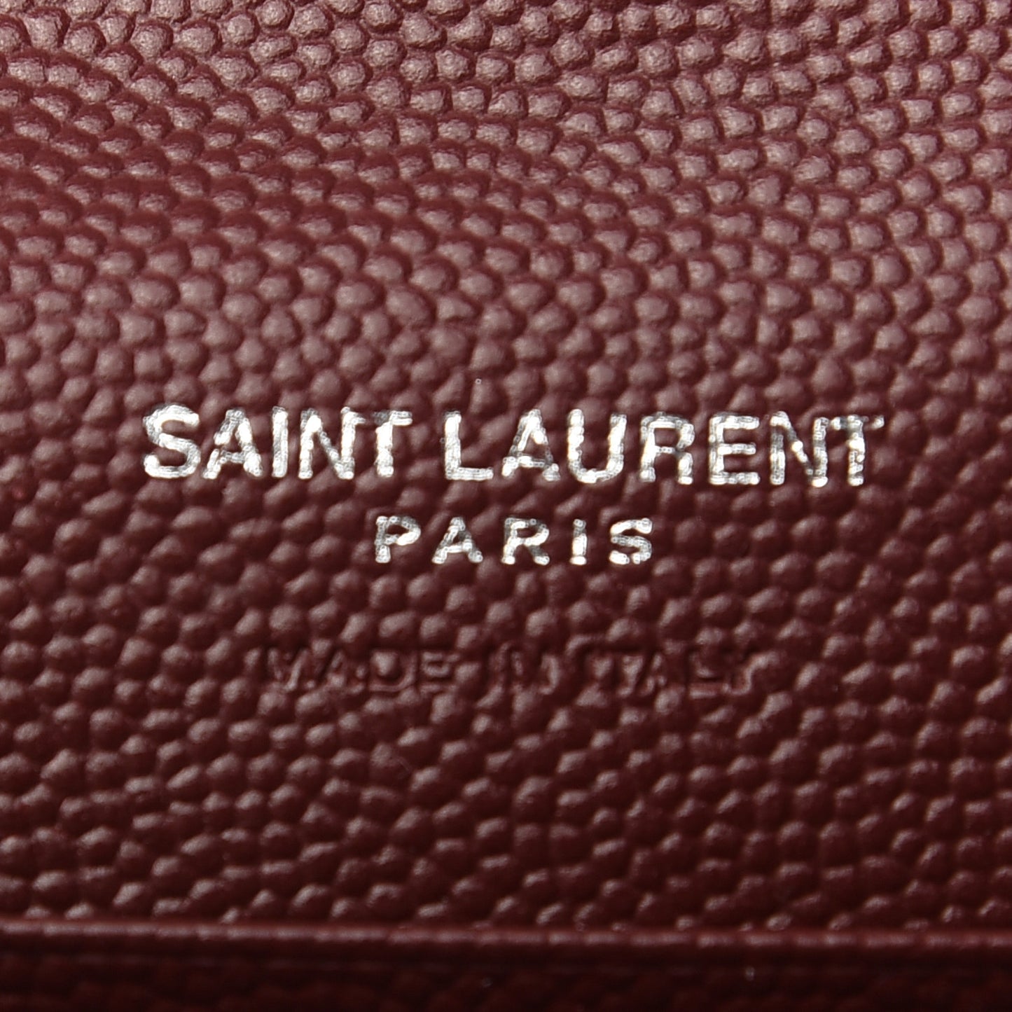 Grain De Poudre Matelasse Chevron Small Monogram Envelope Wallet Palissandre