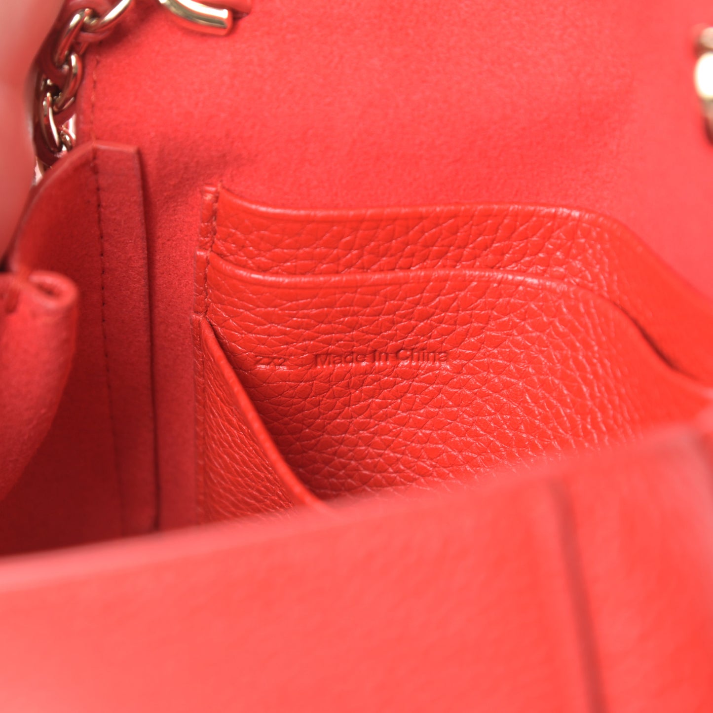 Classic Grain Calfskin Mini Lily Hibiscus