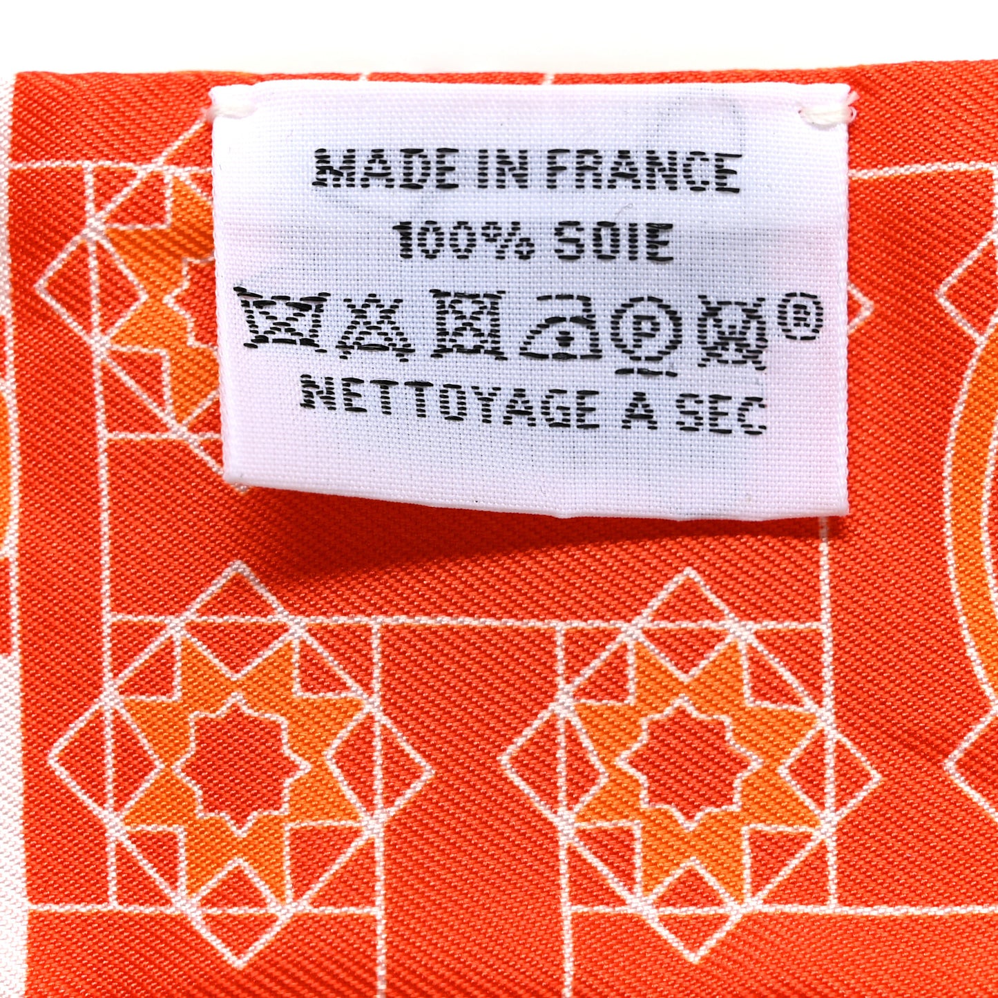 Silk La Danse Des Amazones Twilly Orange Corail White