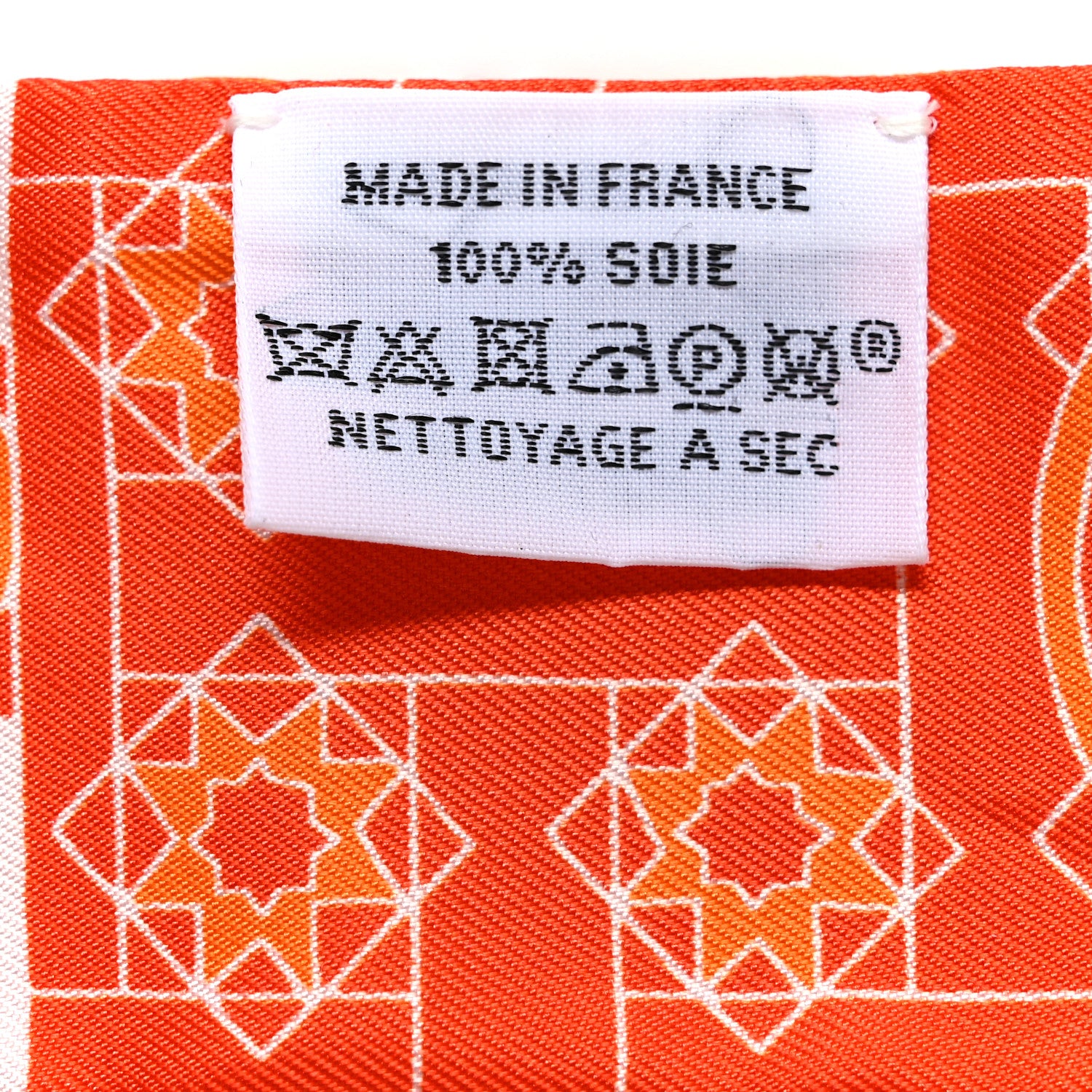 Hermes Silk La Danse Des Amazones Twilly Orange Corail White 3 of 6