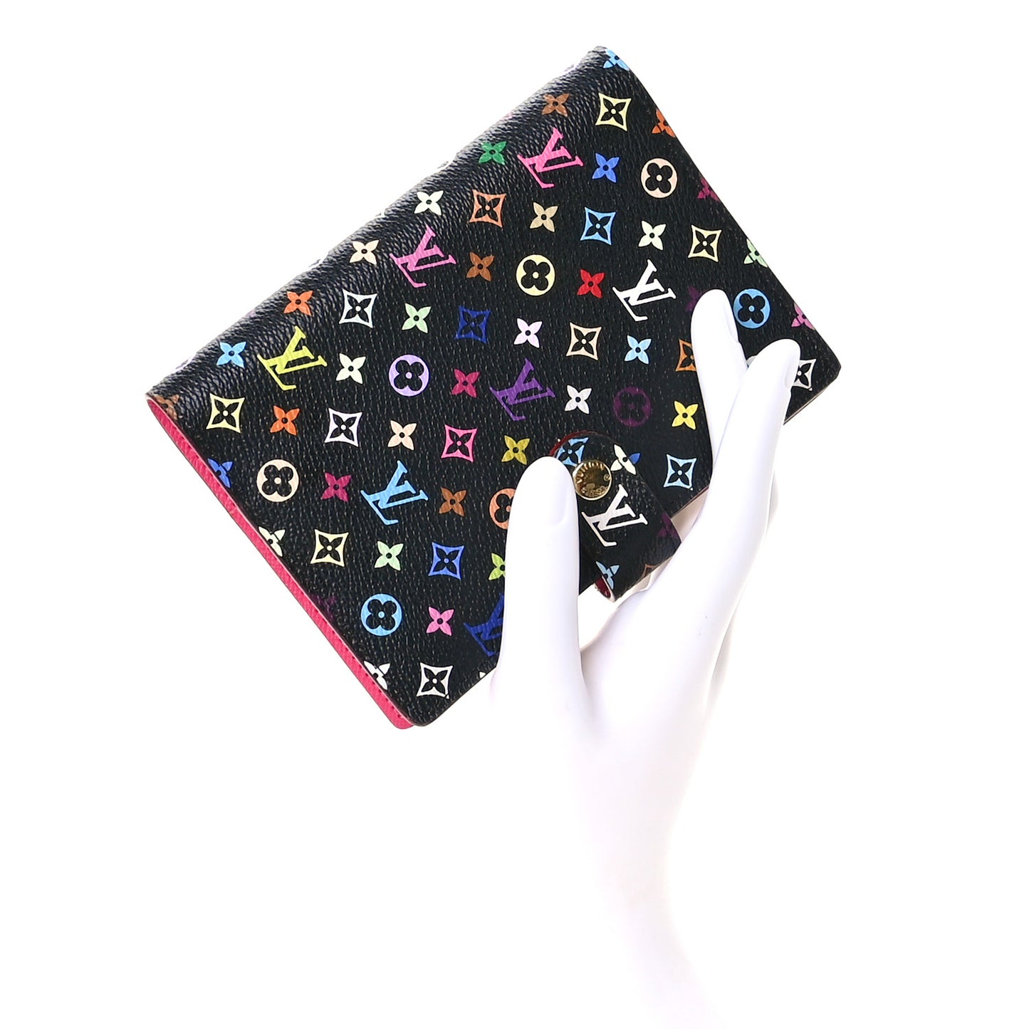Monogram Multicolor Small Ring Agenda Cover Black Grenade