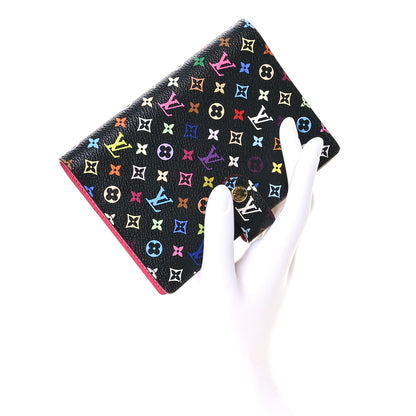 Louis Vuitton Monogram Multicolor Small Ring Agenda Cover Black Grenade 2 of 9