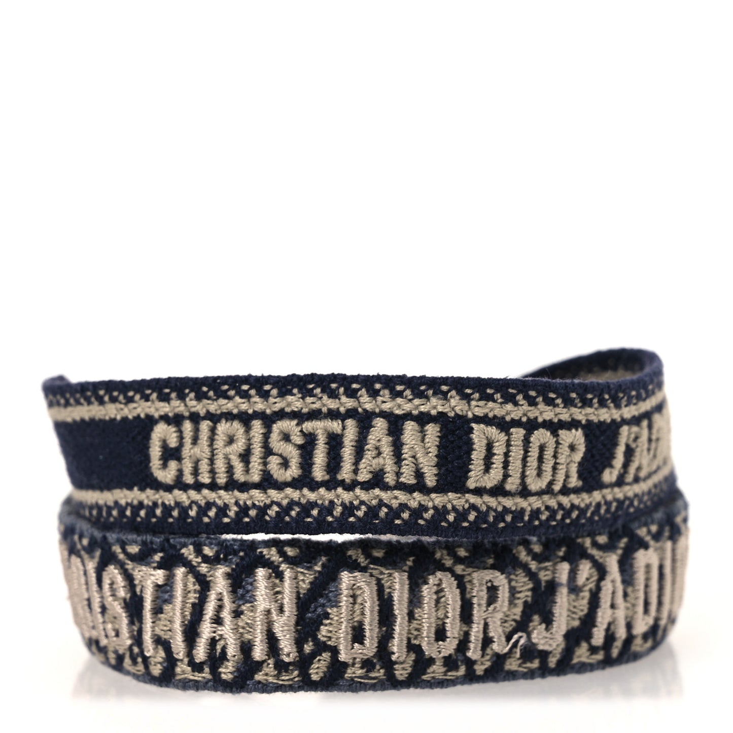 Woven Cotton J'Adior Friendship Bracelet Set Navy