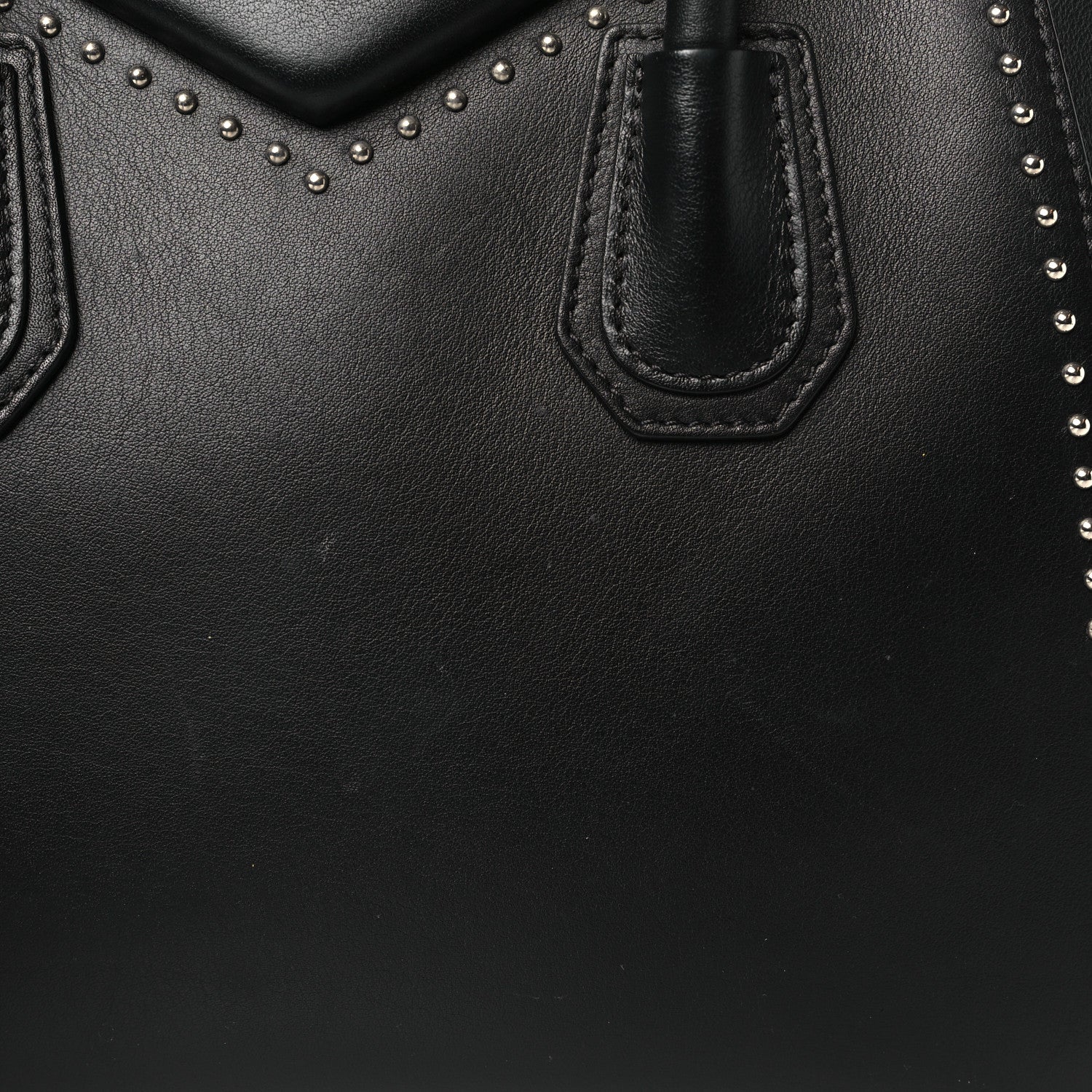 Givenchy Smooth Calfskin Small Studded Antigona Black 10 of 13