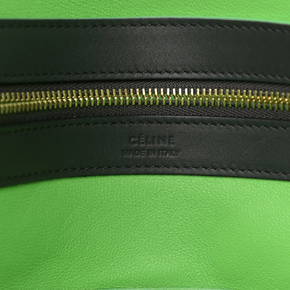 Celine Smooth Calfskin Small Tassel Cabas Phantom Gray Green 6 of 11