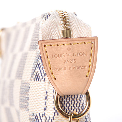 Louis Vuitton Damier Azur Mini Pochette Accessories 6 of 7