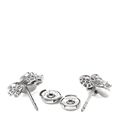 Tiffany Platinum Diamond Paper Flowers Cluster Earrings 3 of 3