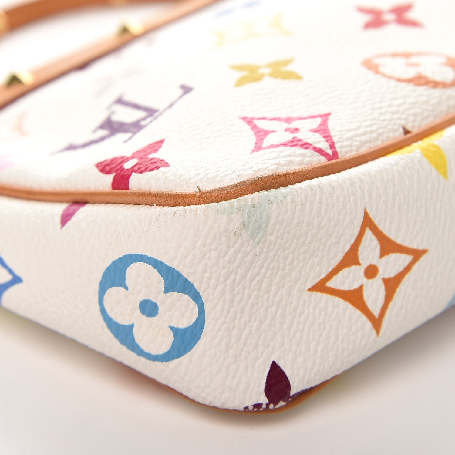 Louis Vuitton Monogram Multicolor Pochette Accessories White 11 of 14