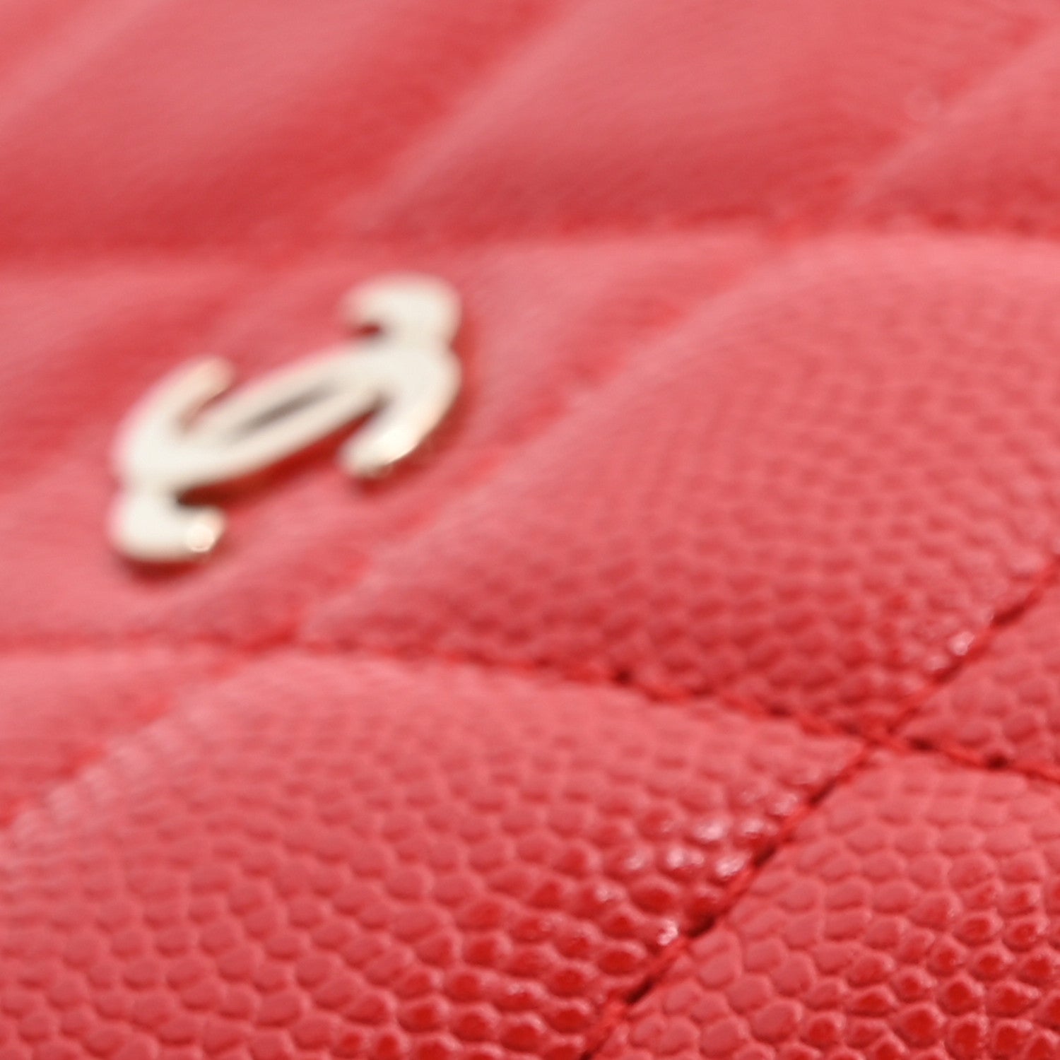 Chanel Caviar Quilted Card Holder Red 13 of 14