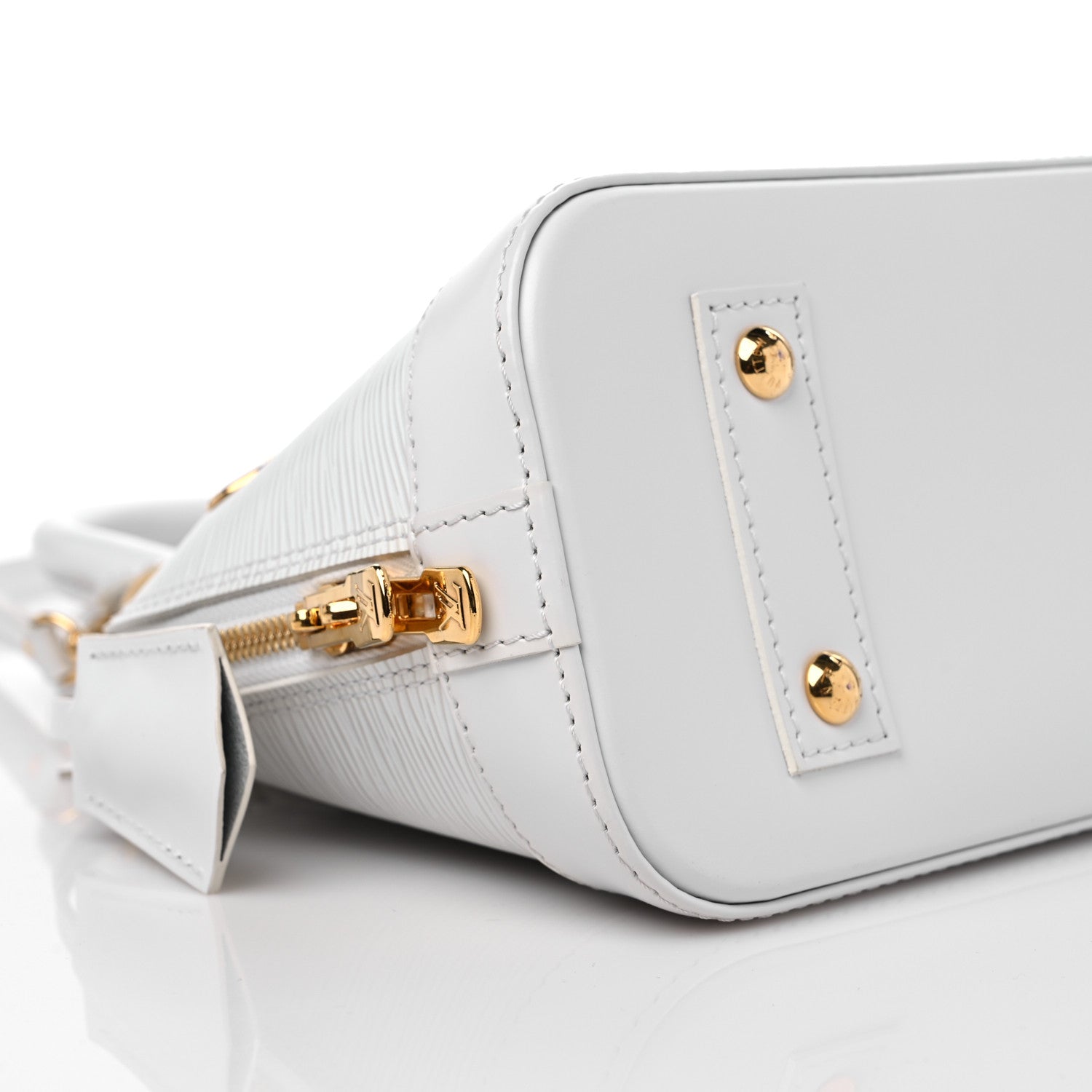 Louis Vuitton Epi Love Lock Alma BB White 8 of 9