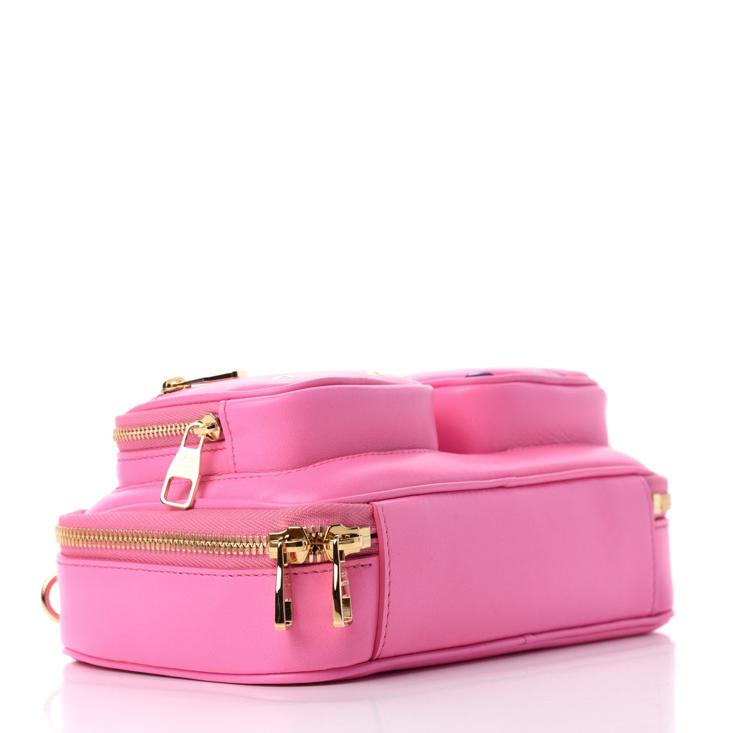 Louis Vuitton Calfskin Embossed Monogram Vuittamins Utility Crossbody Rose Violet 4 of 10