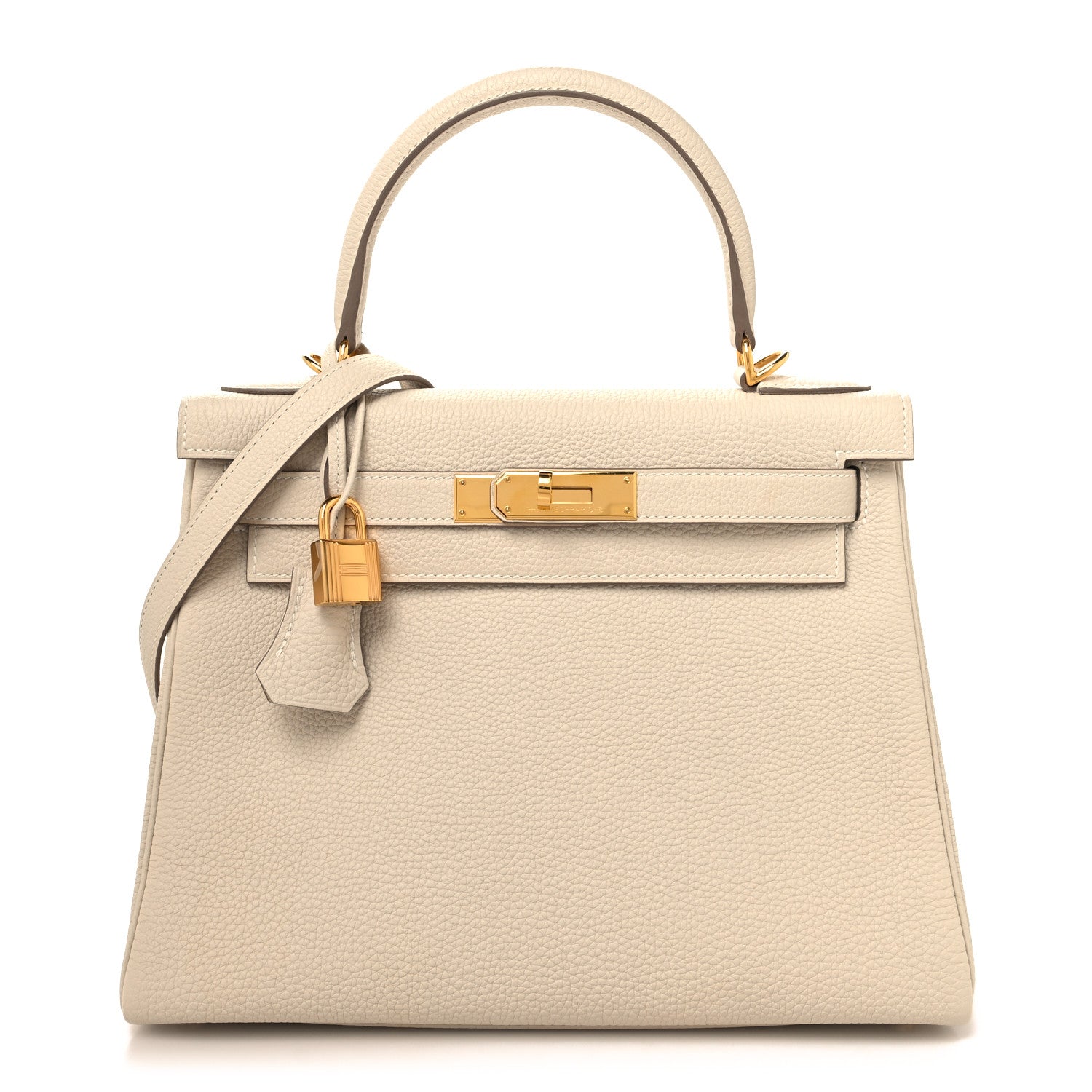 Hermes Togo Kelly Retourne 28 Craie 1 of 10