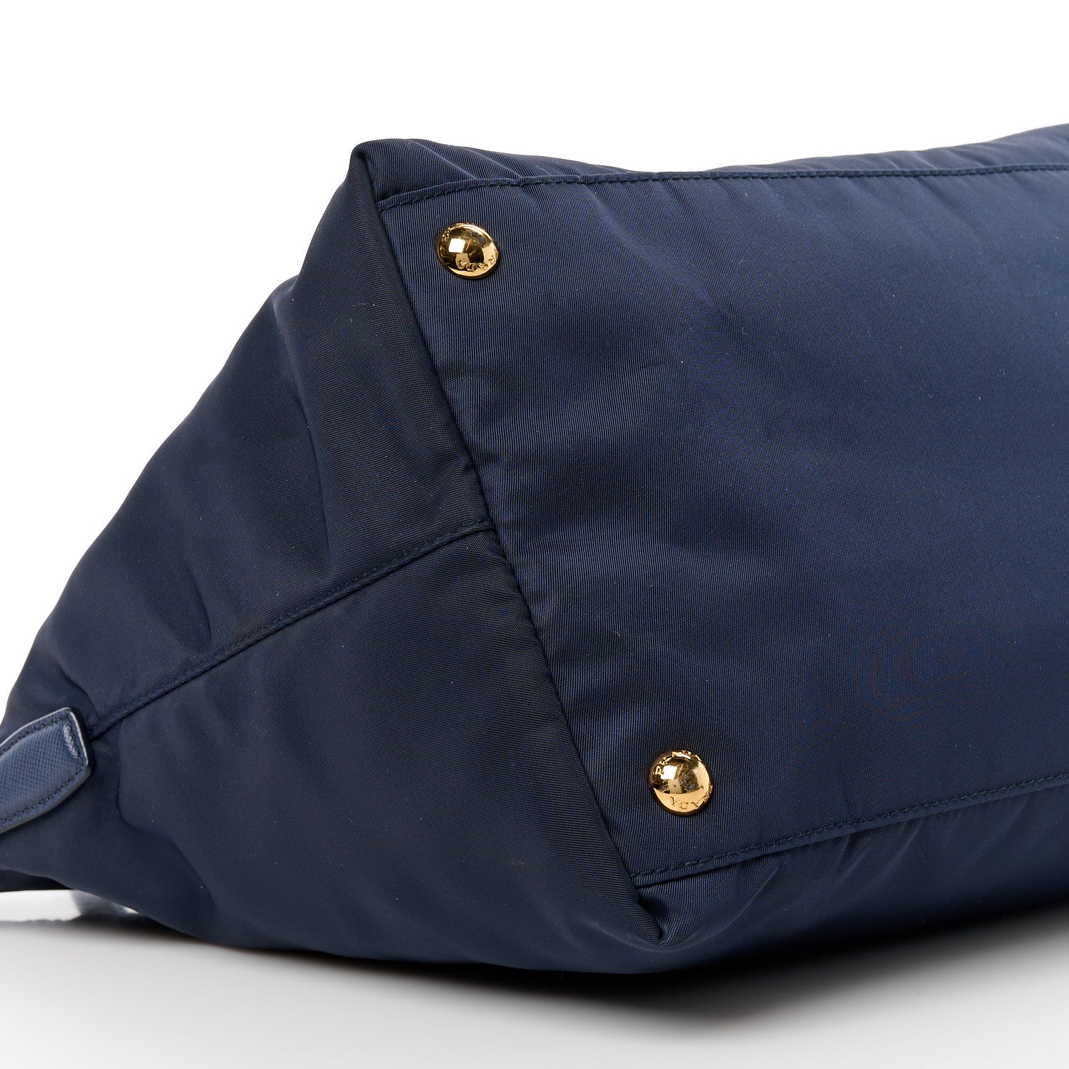 Prada Tessuto Nylon Saffiano Tote Royal Blue 9 of 11