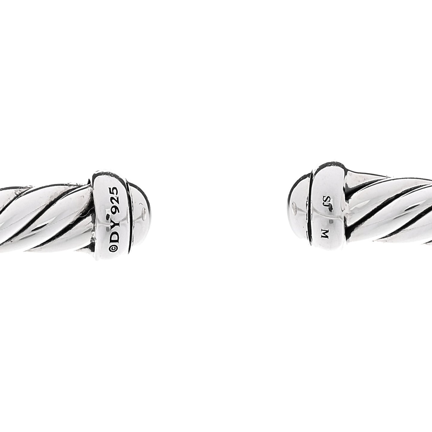 Sterling Silver 4mm Cable Flex Bracelet
