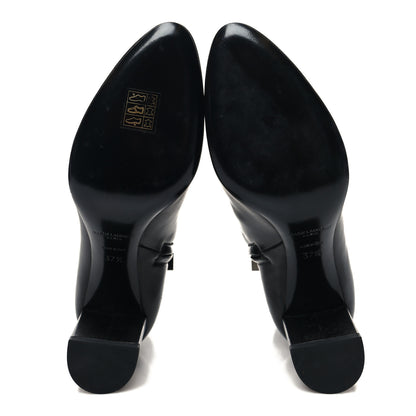 Saint Laurent Nappa Vendome Loulou Ankle Zip Boot 37.5 Black 5 of 9