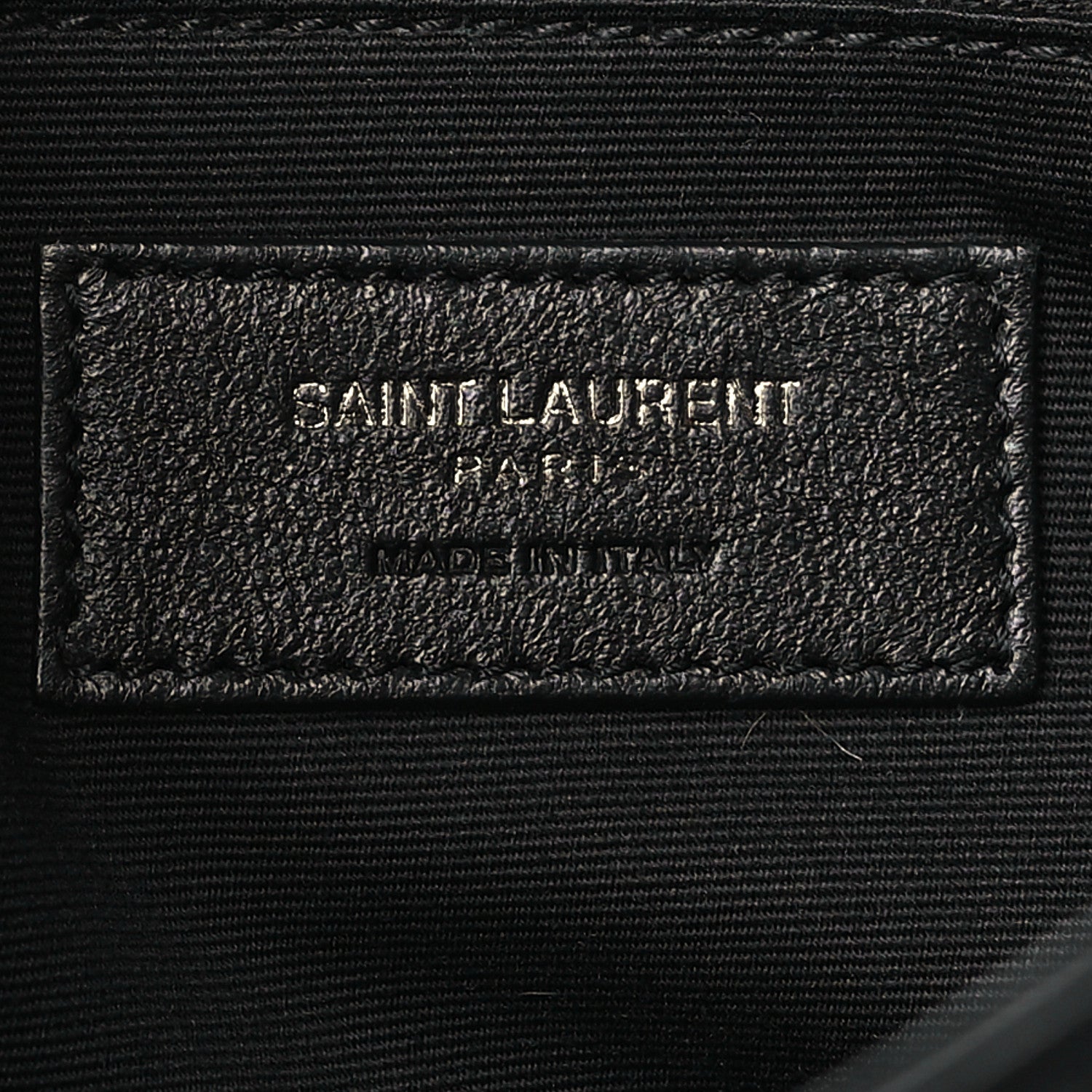 Saint Laurent Crinkled Calfskin Matelasse Monogram Medium Niki Chain Satchel Black 6 of 10
