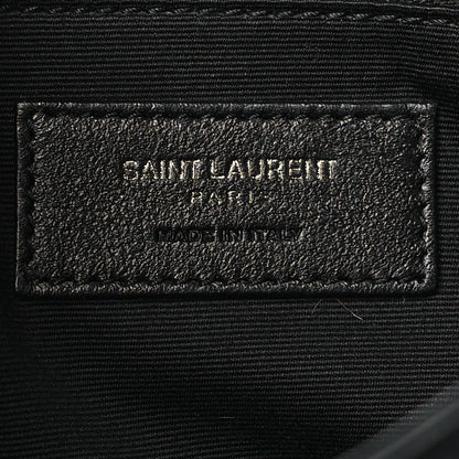 Saint Laurent Crinkled Calfskin Matelasse Monogram Medium Niki Chain Satchel Black 6 of 10