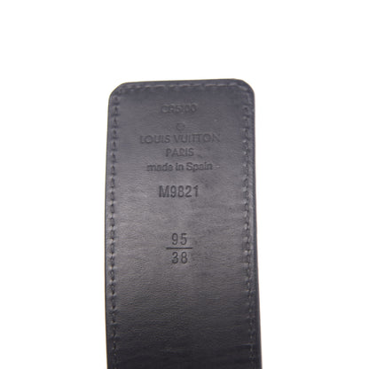 Louis Vuitton Calfskin Monogram 40mm LV Initiales Reversible Belt 95 38 Black 3 of 7