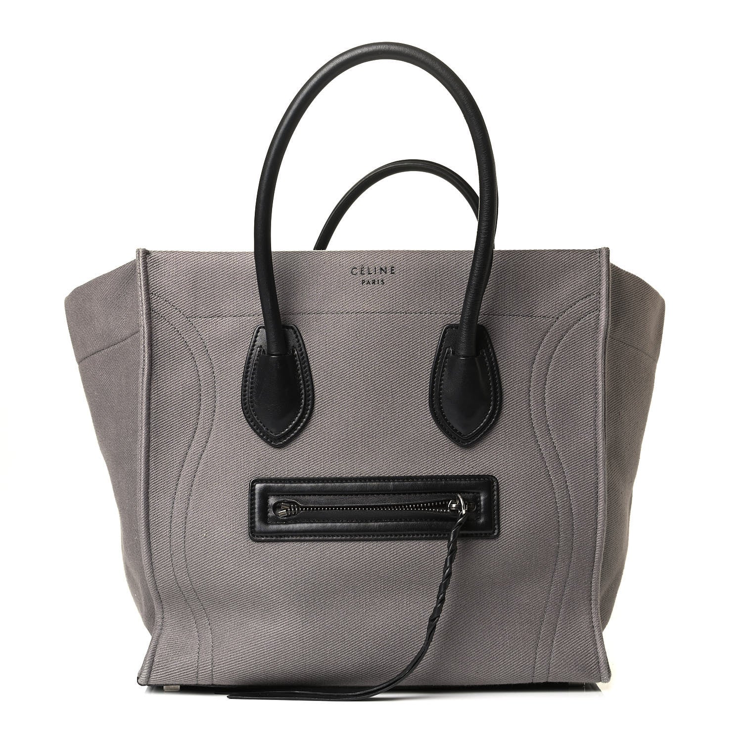 Celine Cotton Canvas Medium Phantom Luggage Grey 1 of 5
