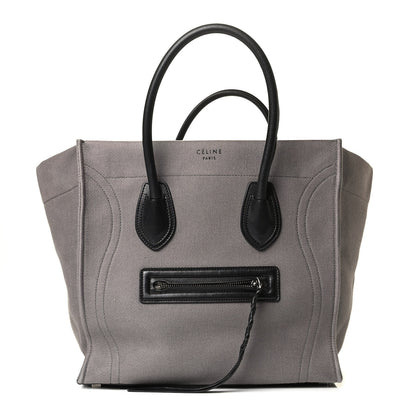 Celine Cotton Canvas Medium Phantom Luggage Grey 1 of 5