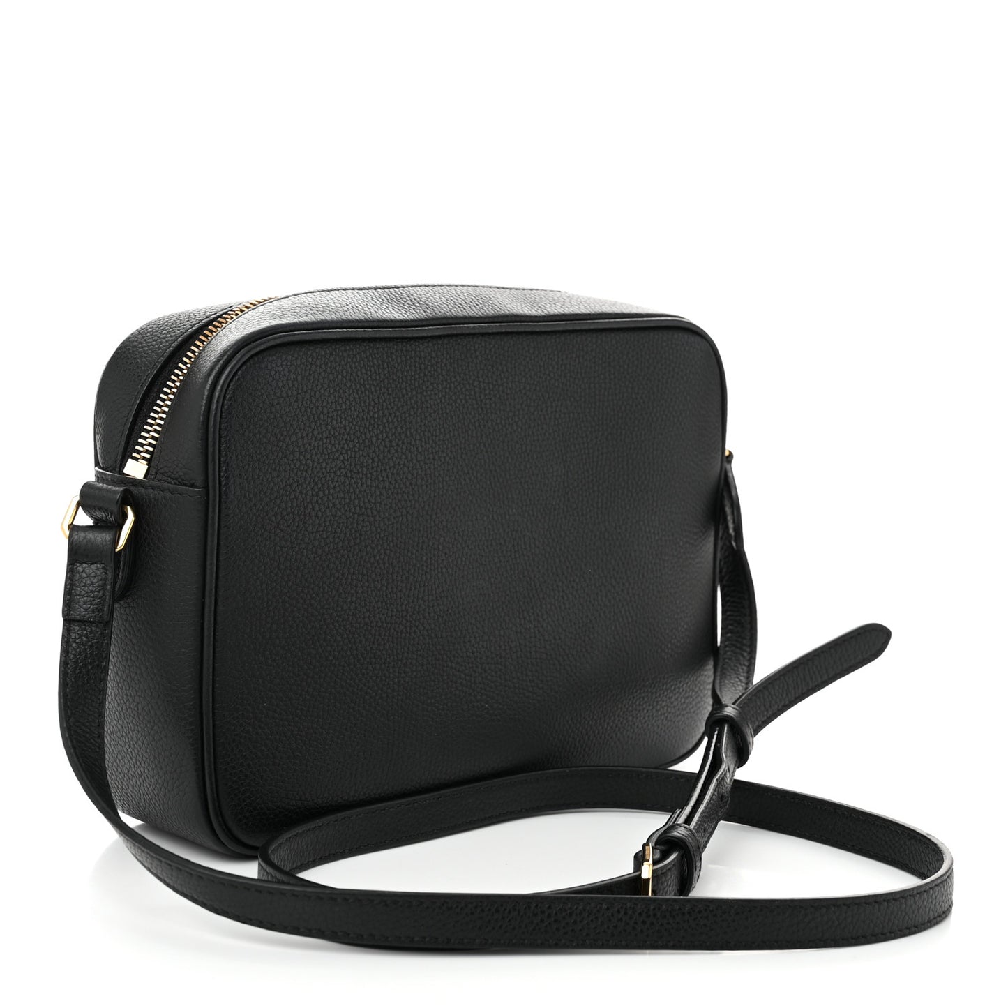 Grained Calfskin TB Large Camera Bag Black Black