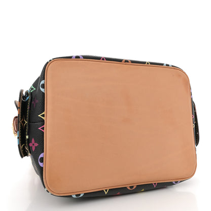Louis Vuitton Monogram Multicolor Petit Noe Black 4 of 14