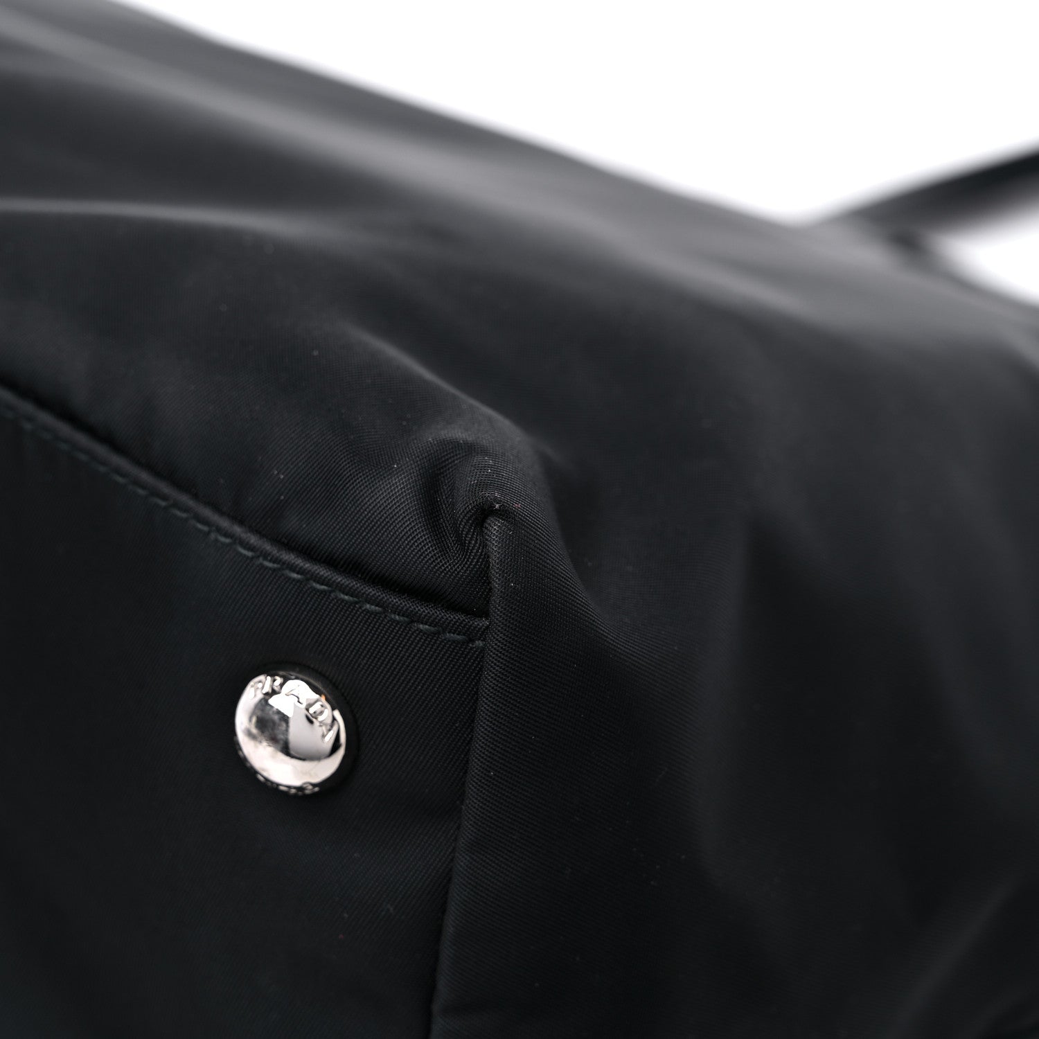 Prada Nylon Tessuto Saffiano Robot Tote Bag Black 10 of 14