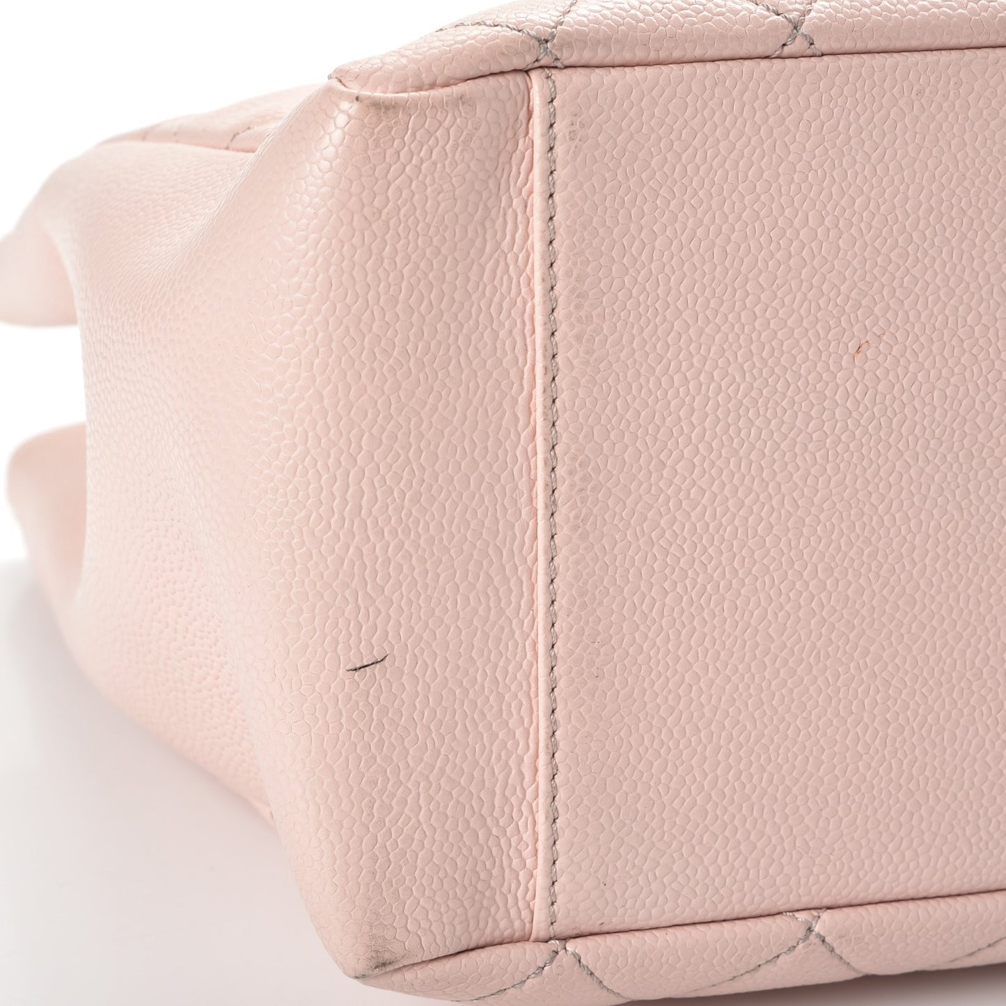 Caviar Quilted Grand Shopping Tote GST Light Pink